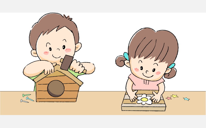 夏休み木工教室