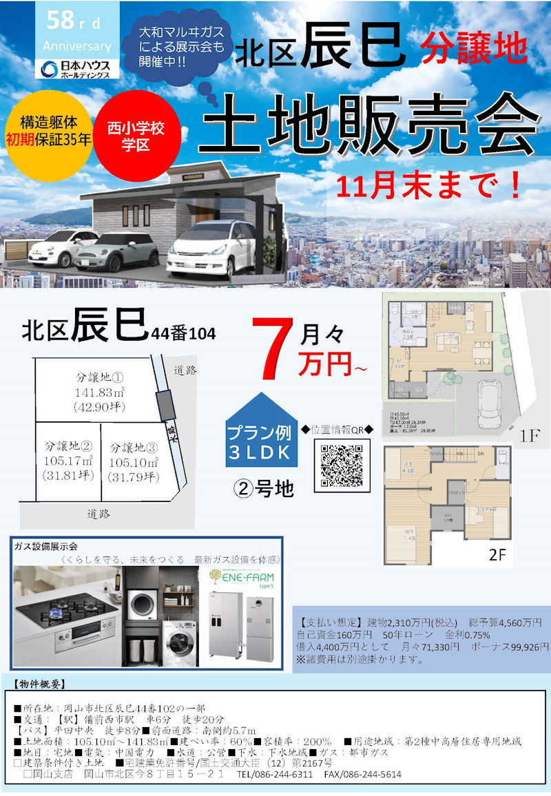 北区辰巳土地販売会