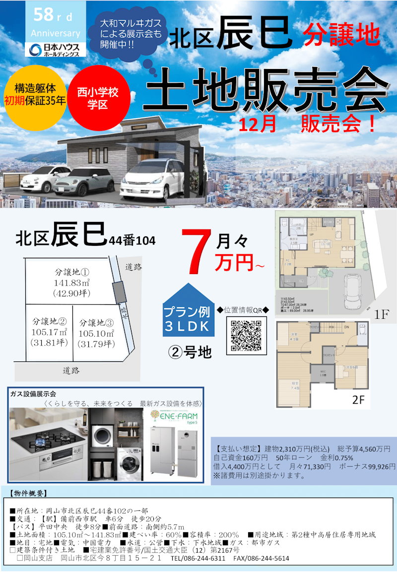 北区辰巳土地販売会