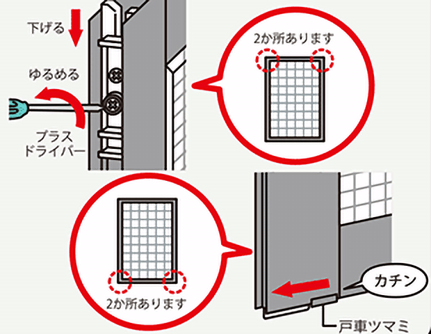 窓 サッシ 格子付き 取り外しに来れる方限定