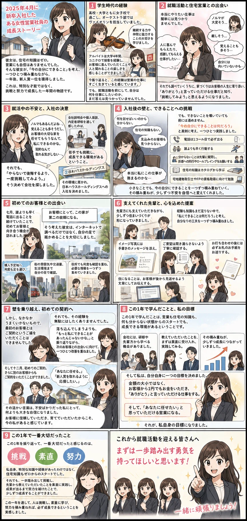 キャリアステップ漫画