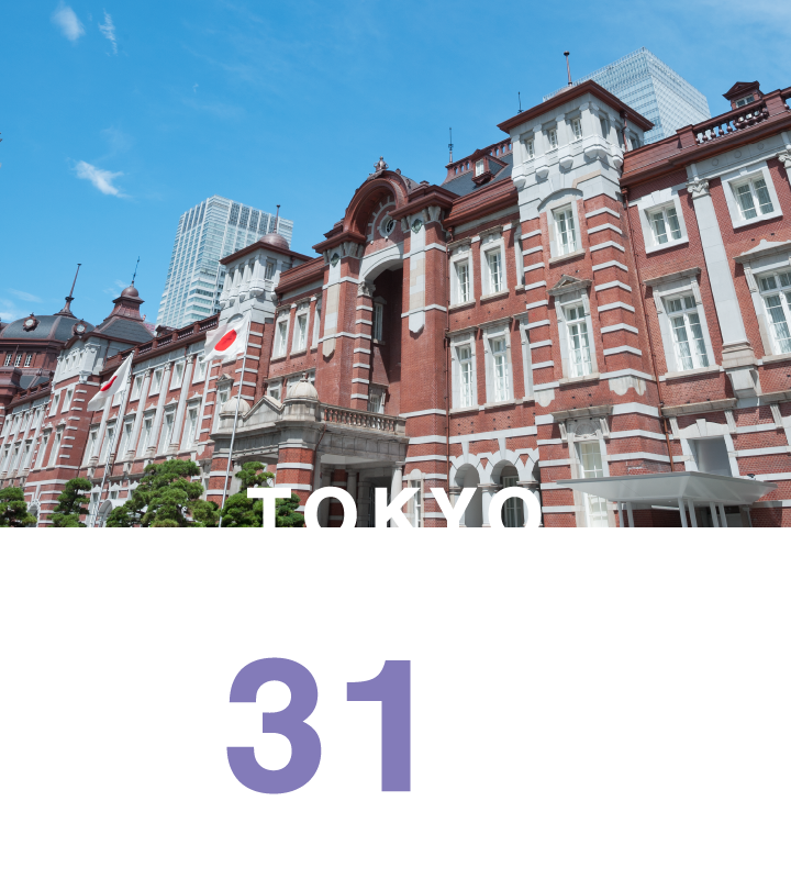 東京31分[各停利用、南流山で快速、秋葉原でJR山手線に乗り換え。通勤時は区間快速利用で３５分。]