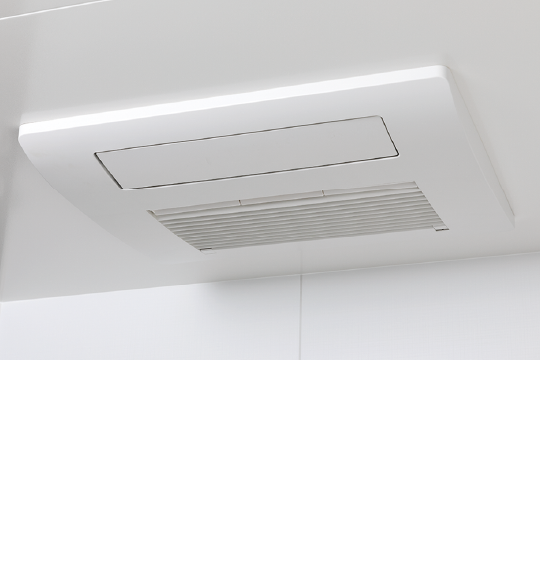 TES式浴室暖房乾燥機,雨の日や花粉の季節にうれしい浴室乾燥。暖房・換気・涼風機能も備わっているので、どんな季節にも活躍でき、便利で経済的です。