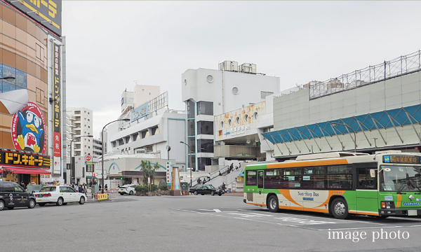 「西新井駅東口」停留所