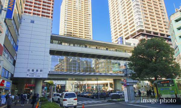「日暮里駅前」停留所