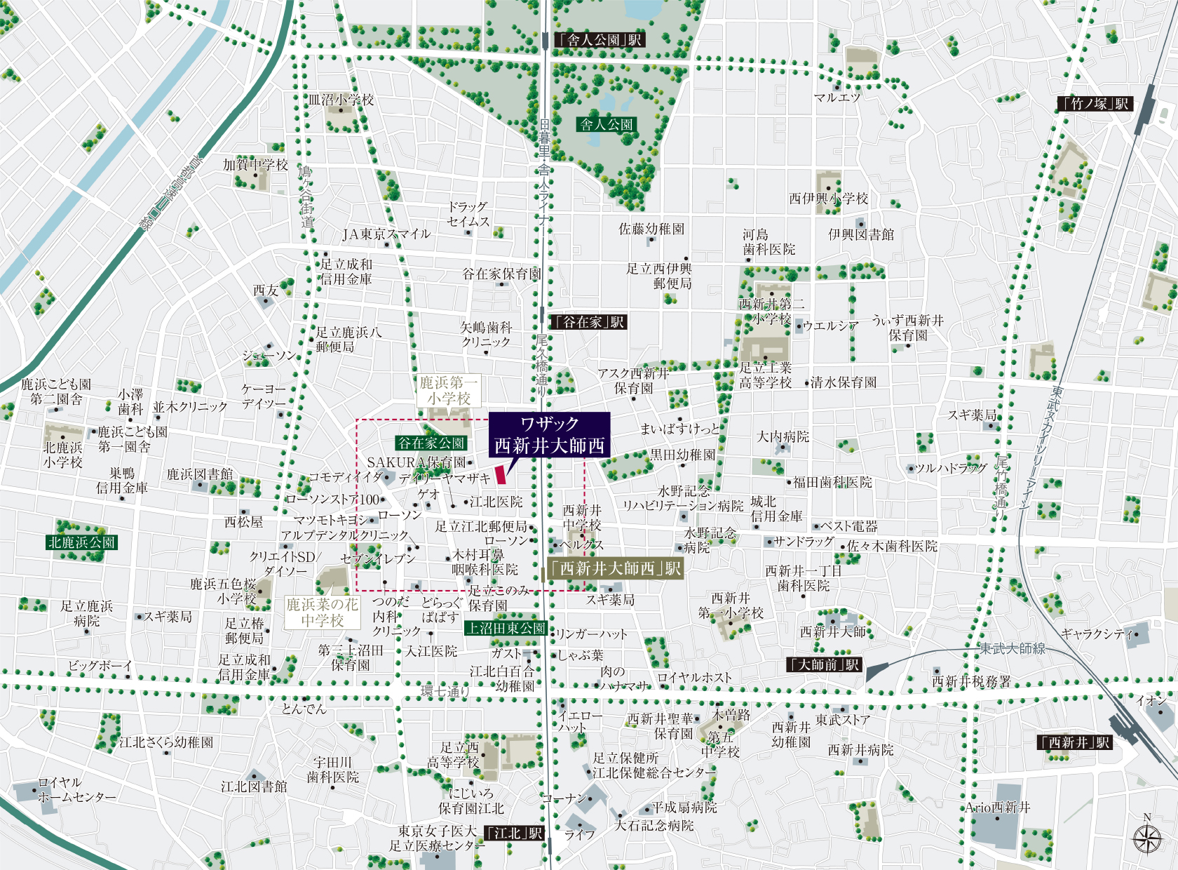 現地案内図