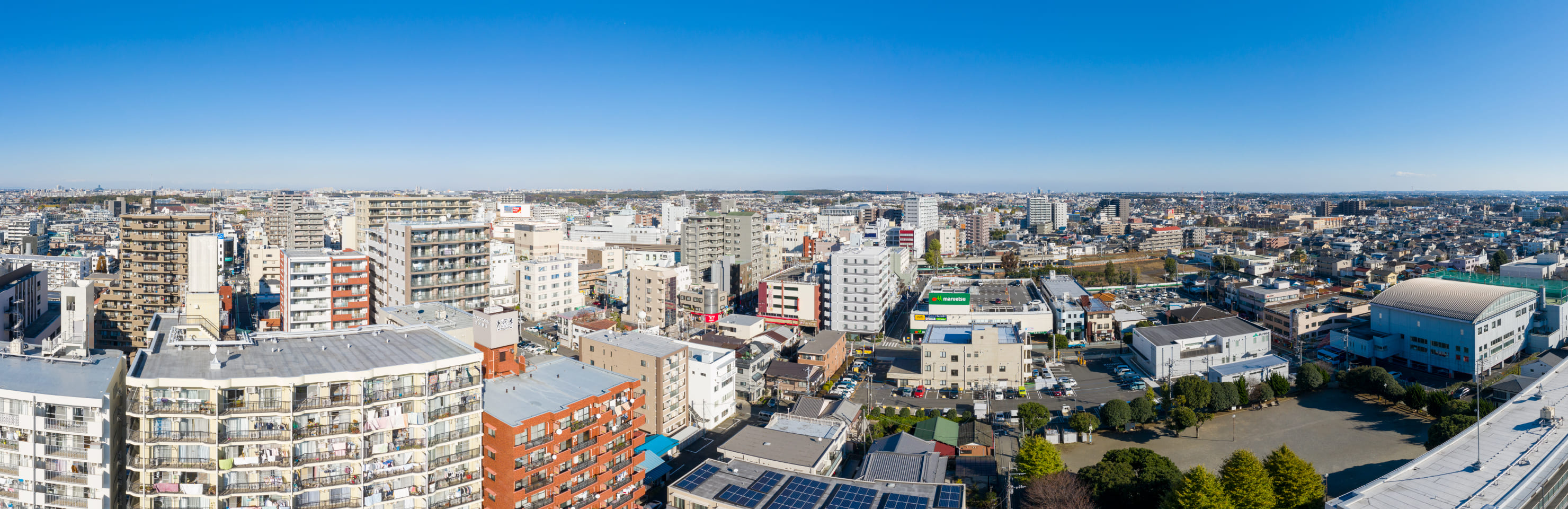 眺望写真（現地12階相当から北東方角を望む）