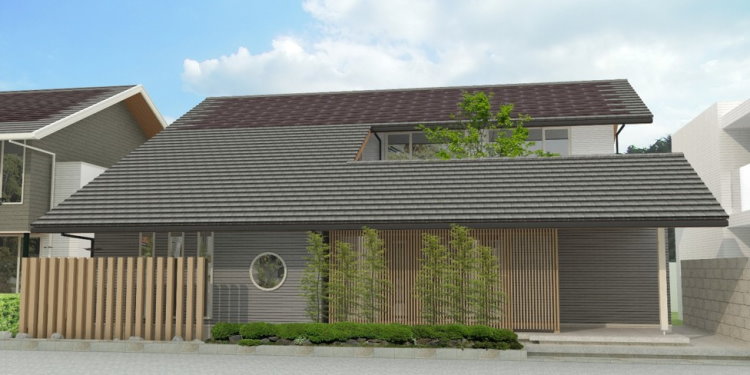 盛岡日報展示場の外観
