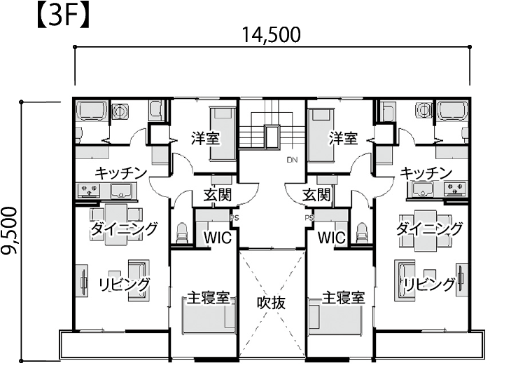 間取り3階