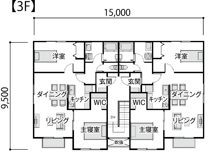 間取り3階