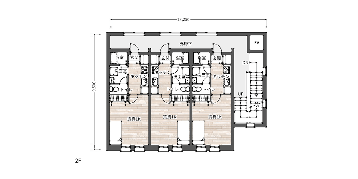 2F間取り