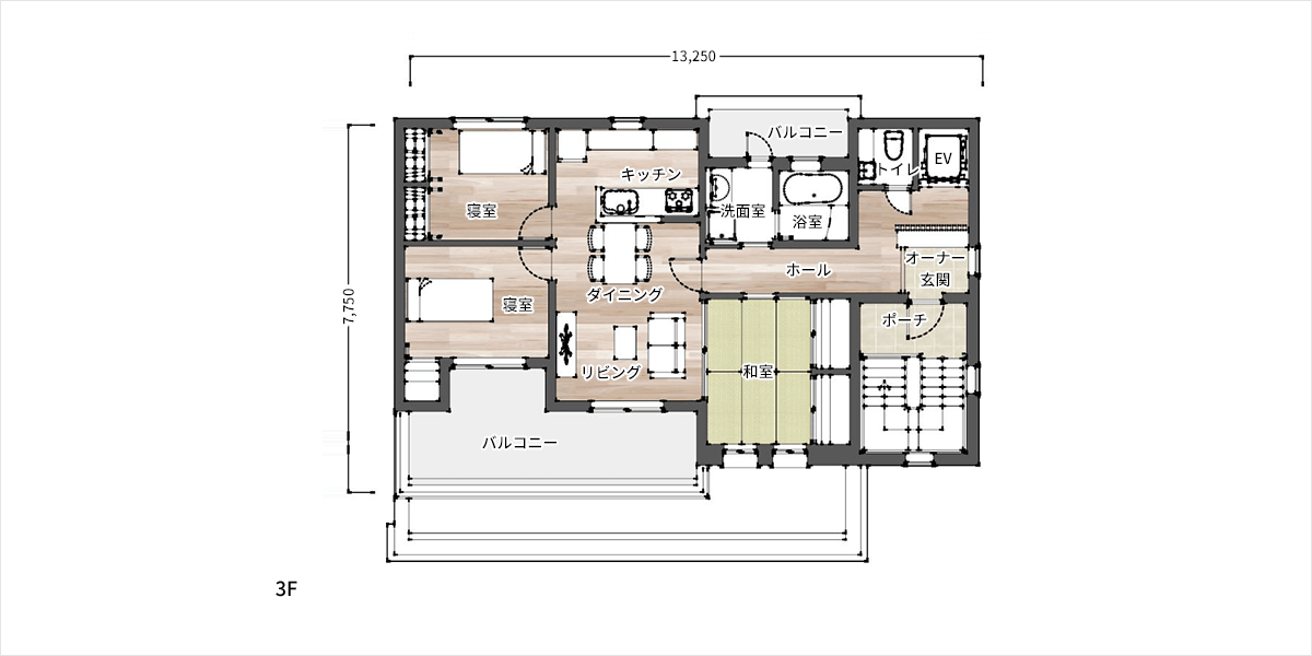 3F間取り