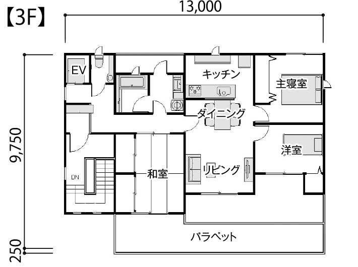 間取り3階