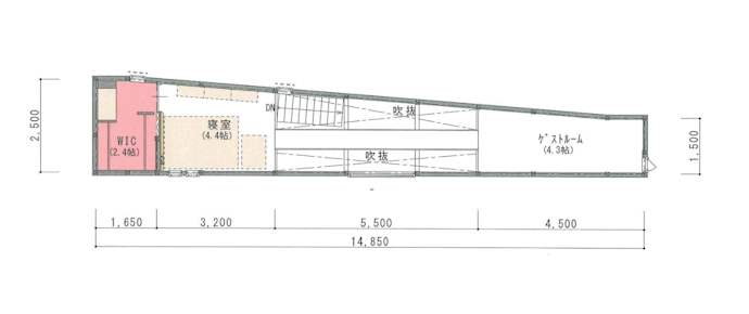 建物間取り